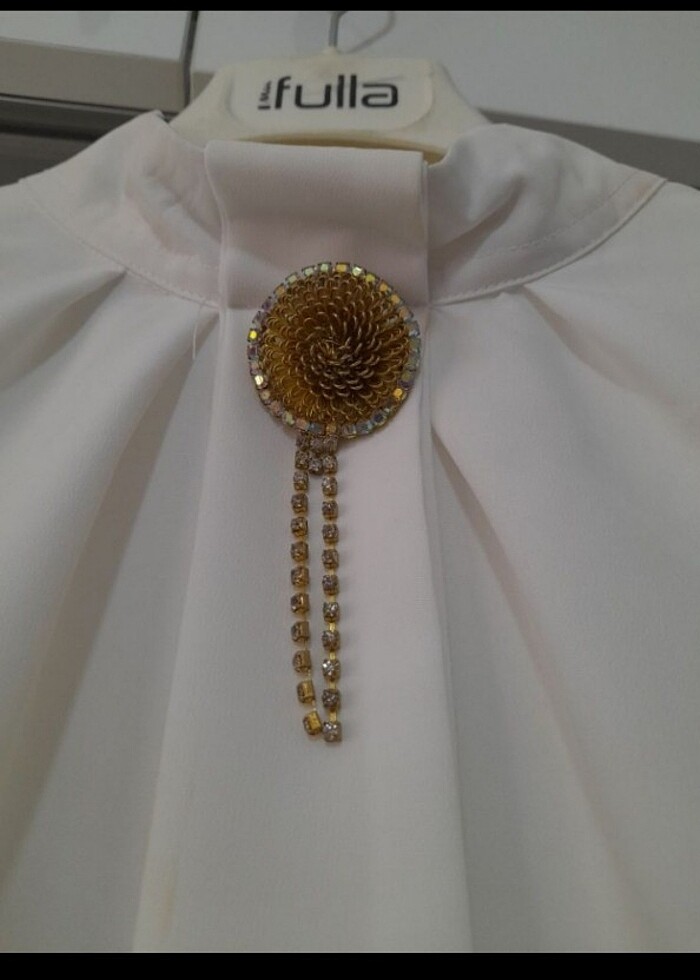 Beyaz Şifon Bluz - Görsel 2