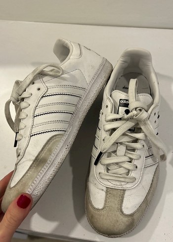 Kadın Beyaz Adidas Dolgu Topuklu Spor Ayakkabı - Görsel 2