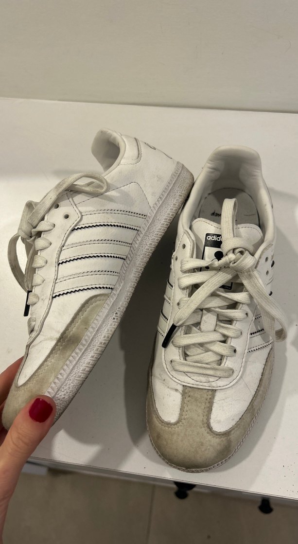 Kadın Beyaz Adidas Dolgu Topuklu Spor Ayakkabı - Görsel 2