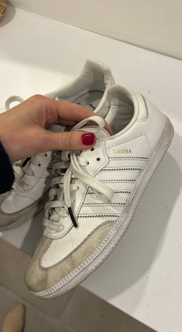 Kadın Beyaz Adidas Dolgu Topuklu Spor Ayakkabı - Görsel 4