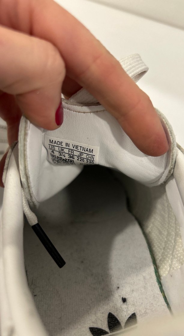 Kadın Beyaz Adidas Dolgu Topuklu Spor Ayakkabı - Görsel 3