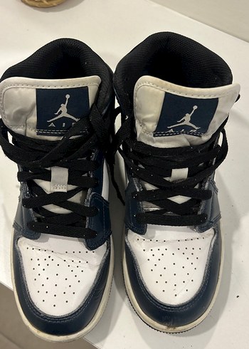 KadınÇocuk Mavi Deri Spor Ayakkabı - Görsel 5