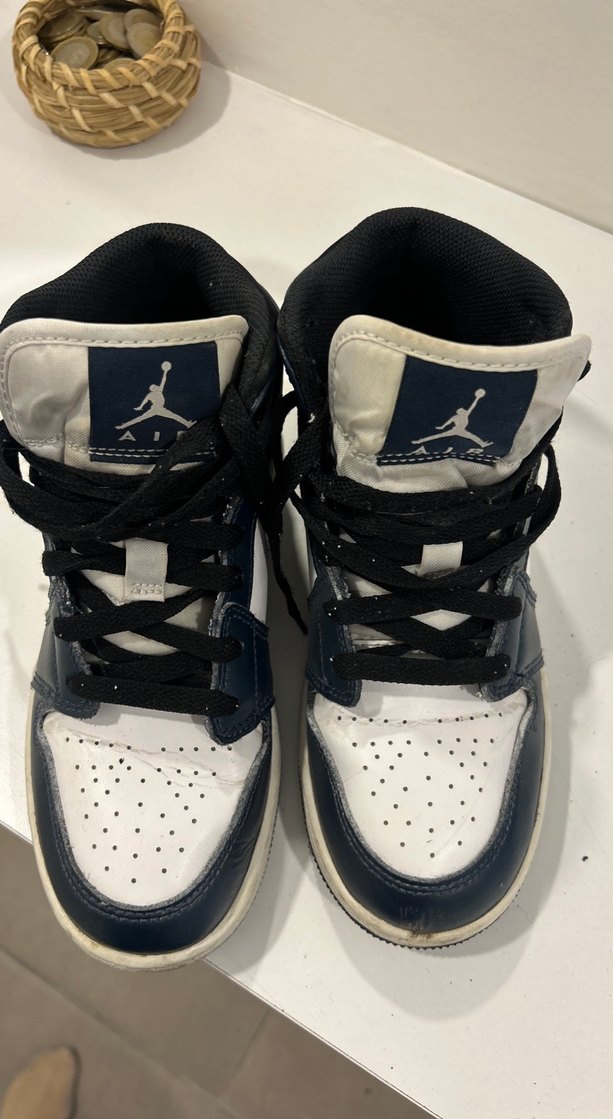 KadınÇocuk Mavi Deri Spor Ayakkabı - Görsel 5