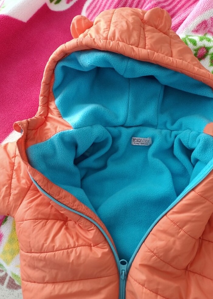 4 yaş unisex çocuk mont - Görsel 4