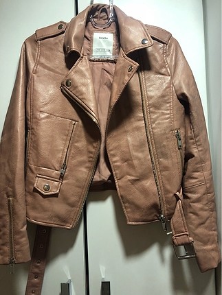 Bershka deri ceket