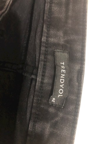 Siyah Dar Kesim Midi Boy Kadın Kot Pantolon - Görsel 3