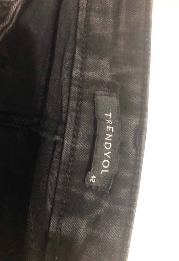 Siyah Dar Kesim Midi Boy Kadın Kot Pantolon - Görsel 3