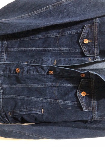 Kadın Lacivert Denim Ceket - Görsel 3