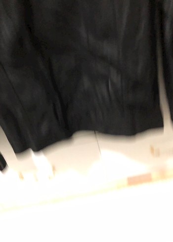 Erkek Siyah Deri Ceket - Görsel 5