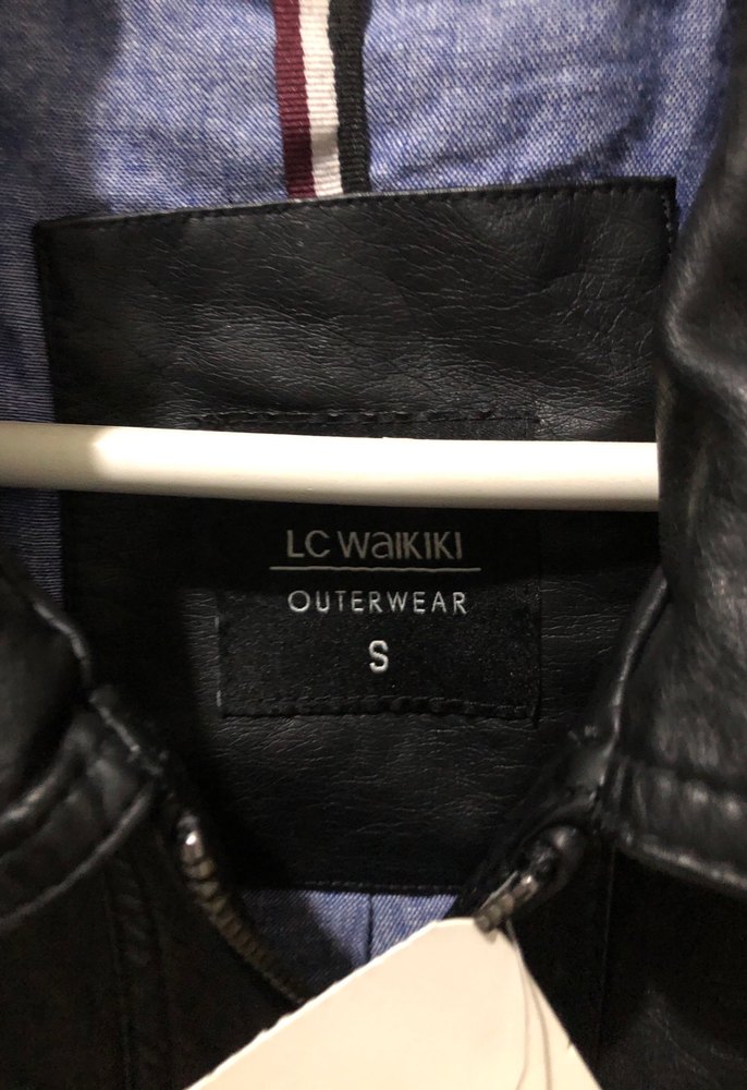 Erkek Siyah Deri  Ceket - Görsel 2