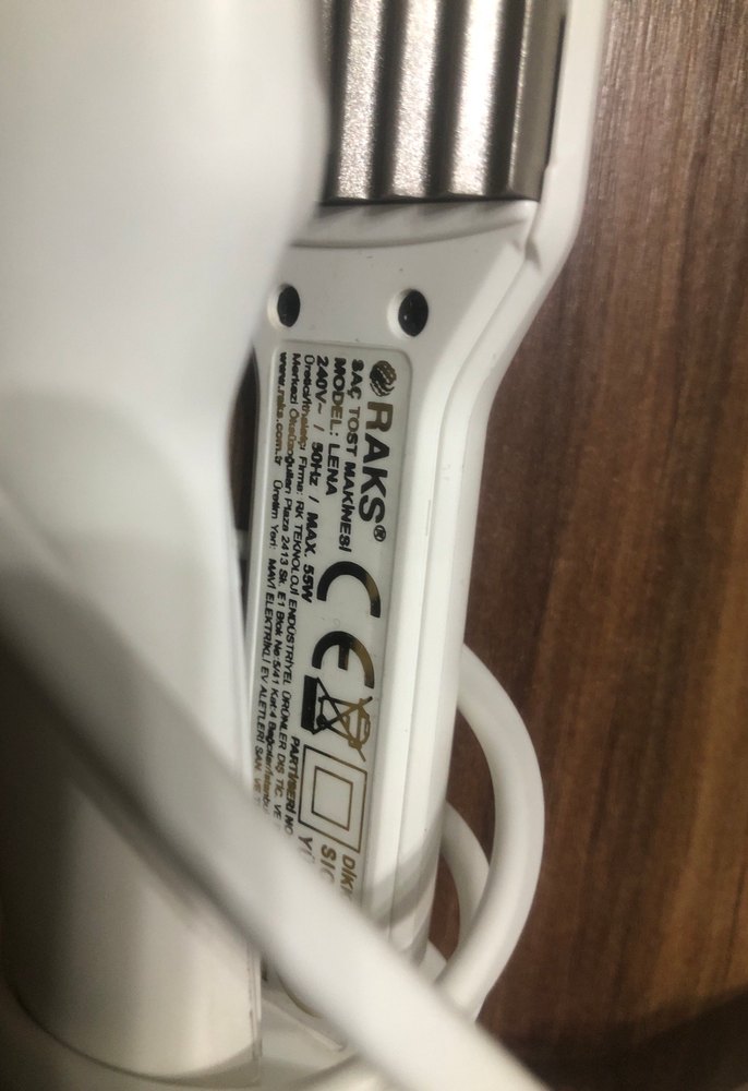 Raks saç tost makinesi - Görsel 4