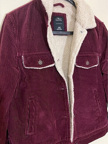 m Beden bordo Renk Mavi- Bordo Ceket