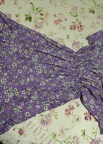 46 Beden mor Renk Kamacı Butikden 46 beden elbise