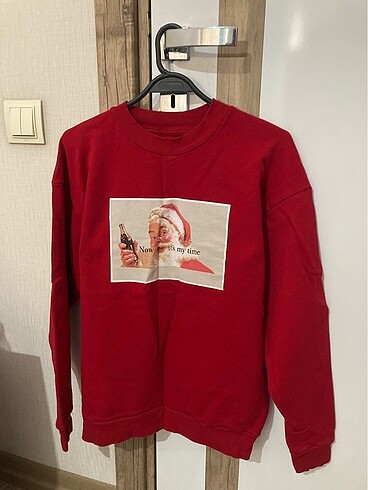 zara coca cola kırmızı özel seri sweatshirt
