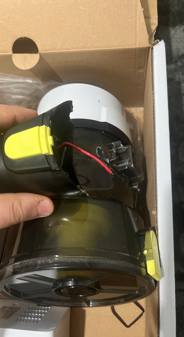 Gri Beyaz Kablosuz Dikey Elektrikli Süpürge - Görsel 2