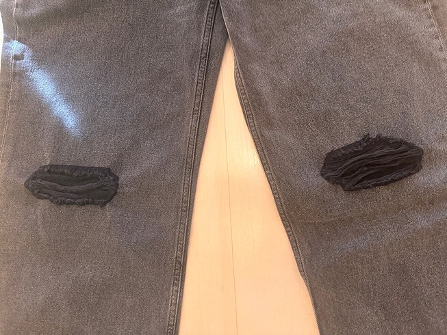 Diğer Beauty Omelette Wide Leg Ripped Jeans