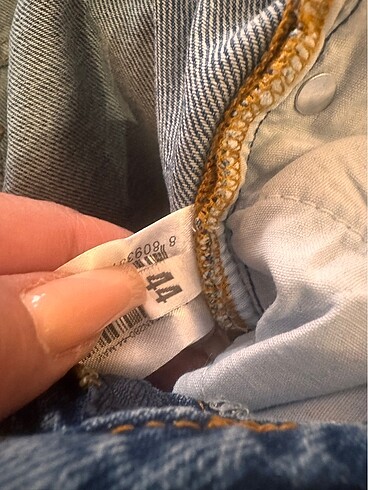 44 Beden Beauty Omelette Wide Leg Ripped Jeans