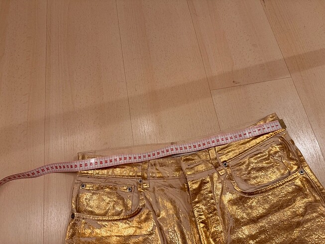 44 Beden çeşitli Renk Zara Gold Jeans