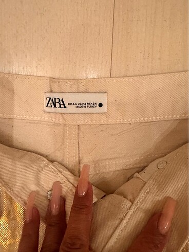 Zara Zara Gold Jeans