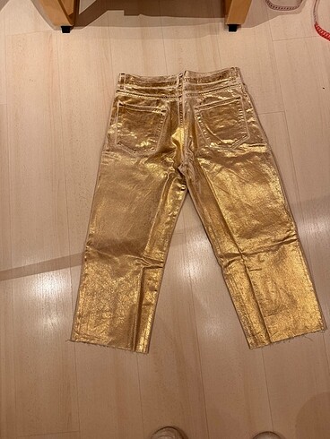44 Beden Zara Gold Jeans