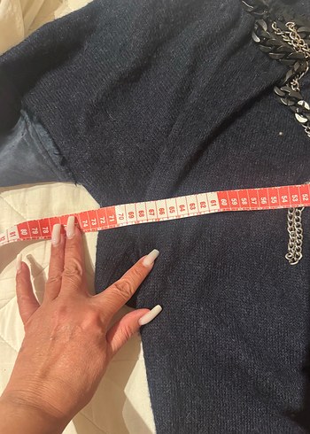 Derishow Zincir Detaylı Tunik/ Bluz - Görsel 4