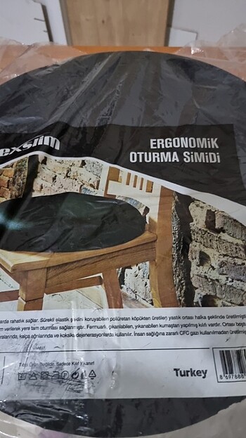 Beden siyah Renk Ergonomik oturma simidi
