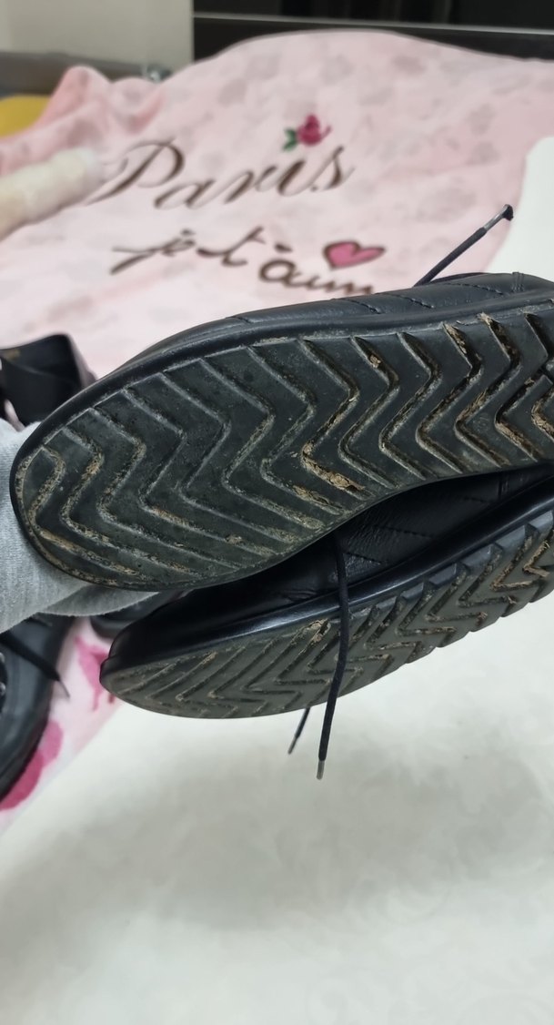 Siyah Bağcıklı Kadın Klasik Ayakkabı - Görsel 2