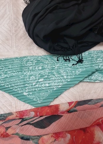 Çok Renkli Bohem Kadın Şal - Görsel 3