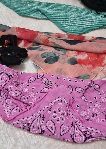 Çok Renkli Bohem Kadın Şal - Görsel 2