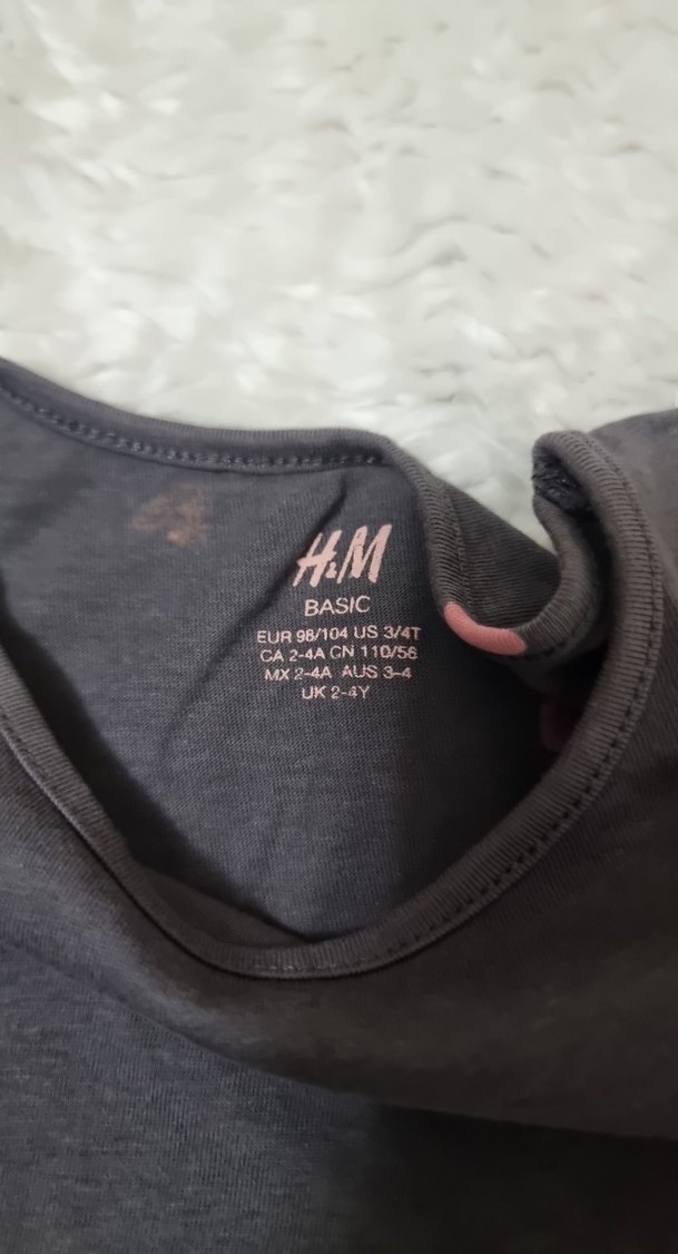 Uzun Kollu Gri Kız Çocuk Elbisesi - Görsel 2