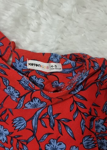 Kırmızı Uzun Kollu Fırfırlı Elbise - Görsel 2