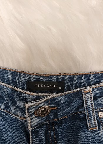 Kadın Mini Kot Şort - Görsel 4