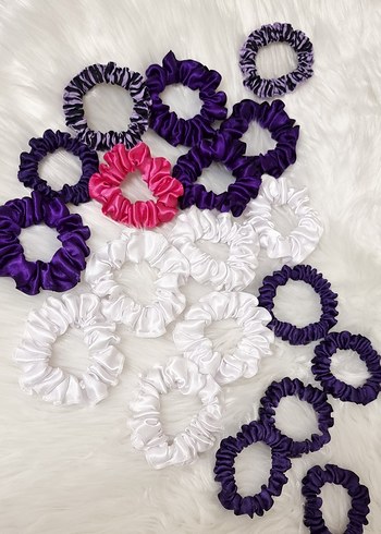 Renkli Saten saç tokaları - Görsel 2