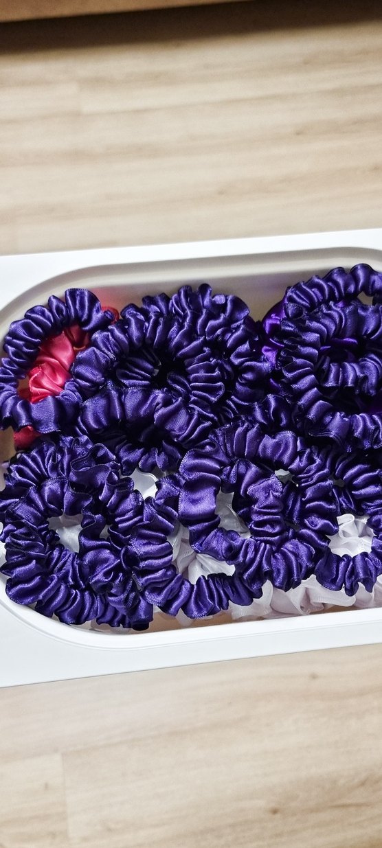 Renkli Saten saç tokaları - Görsel 3