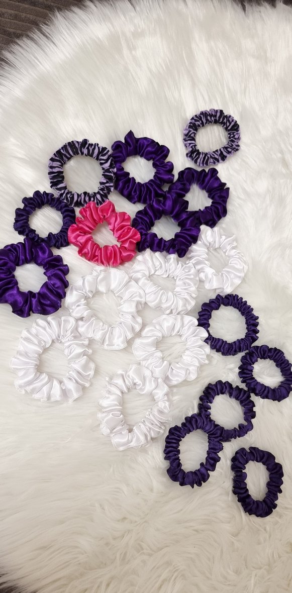 Renkli Saten saç tokaları - Görsel 2