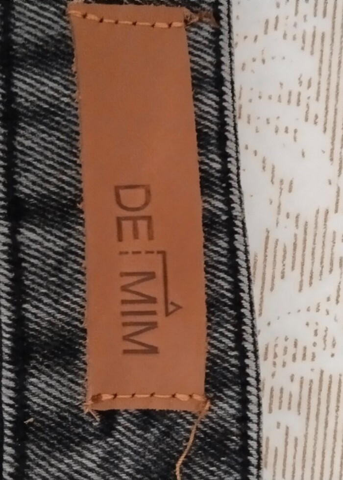 Denim kot etek 38 - Görsel 4