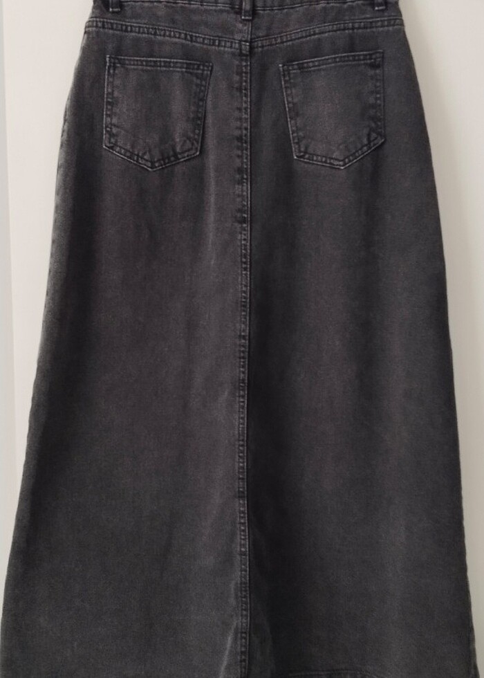 Denim kot etek 38 beden - Görsel 2