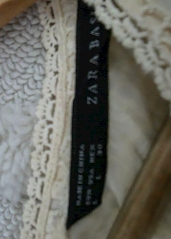 Dantel Detaylı Bohem Beyaz Triko Elbise - Görsel 5