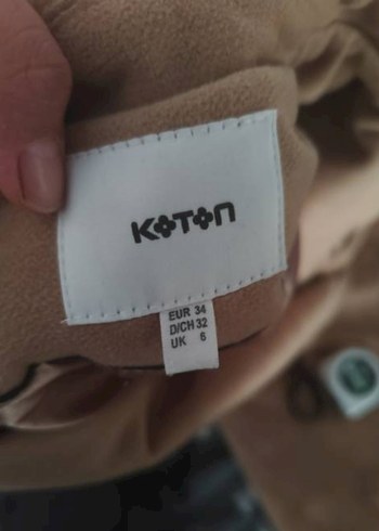 34 Beden camel Renk Bej Kadın Süet Uzun Kemerli Kaban