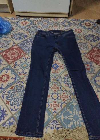 Defacto Kadın Mavi Denim Midi Boy Regular Fit Kot Pantolon