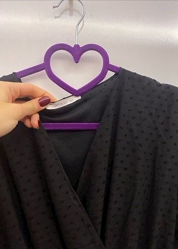 Leopar Desenli Siyah Mini Elbise - Görsel 4