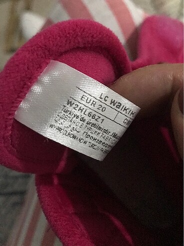 20 Beden pembe Renk Bebek panduf ayakkabı