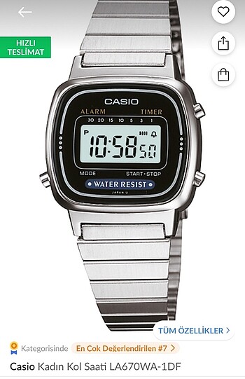 Casio kadın saat