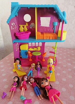 Polly pocket evi ve bebekleri