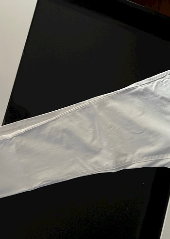 33 Beden Erkek Beyaz Keten Regular Fit Pantolon