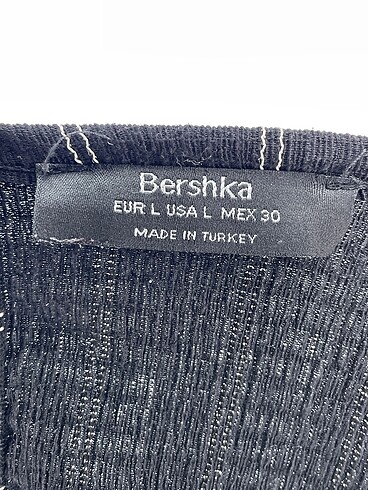 l Beden siyah Renk Bershka Uzun Tulum %70 İndirimli.