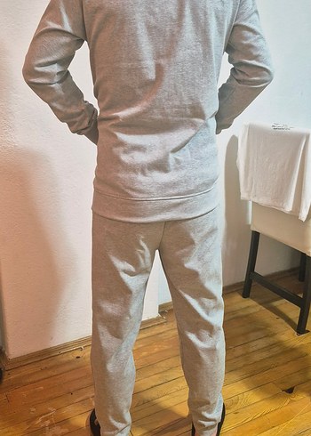 Gri Erkek Regular Fit eşofman takımı - Görsel 5