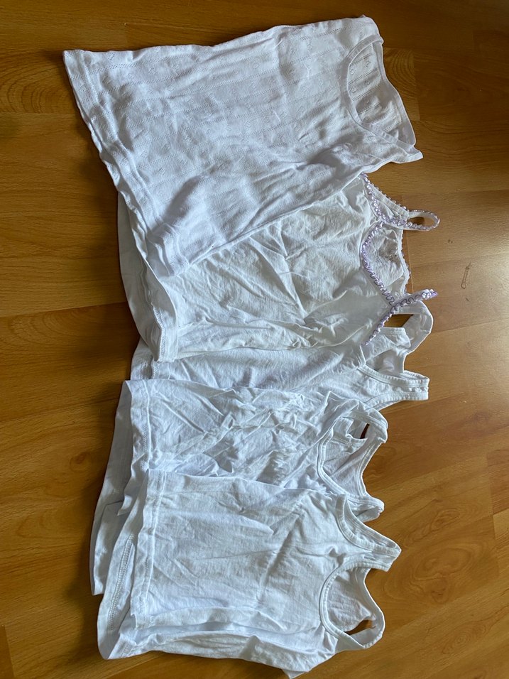 Beyaz Çocuk Atletleri Seti - Görsel 2