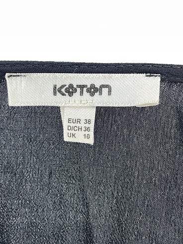 38 Beden siyah Renk Koton Bluz %70 İndirimli.