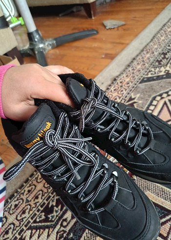 Erkek Siyah Yılan Desenli Lastikli Bot - Görsel 7